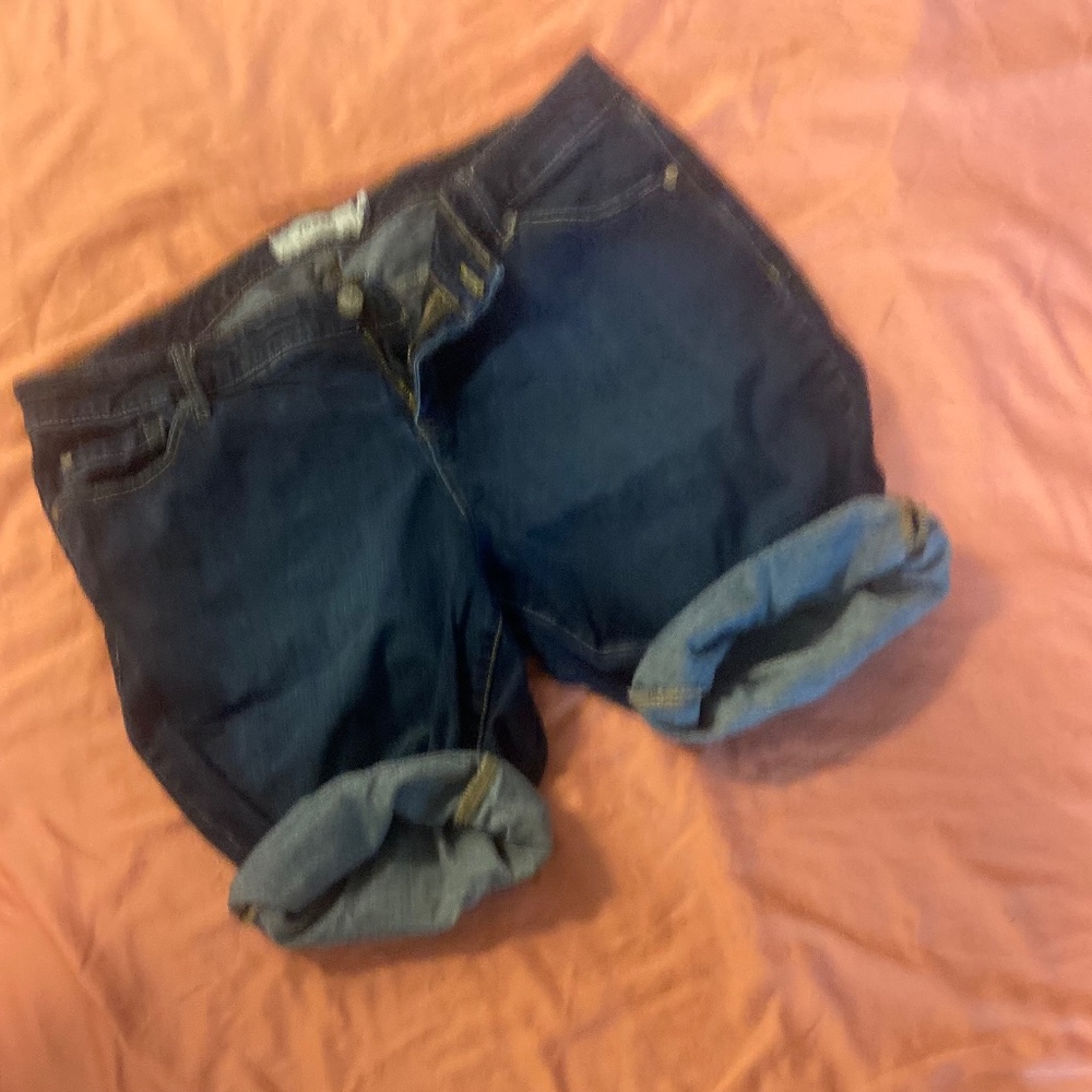 Blue jean shorts